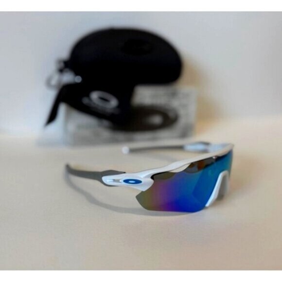 Oakley Radar EV PRIZM Polarized Blue OO9208 White-Gray Frame - Picture 3 of 11